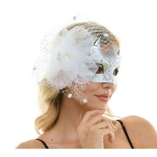 Martina Veil Fascinator Mask