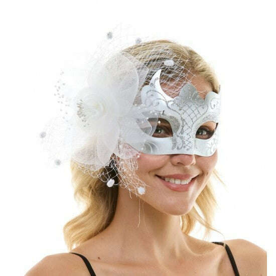 Martina Veil Fascinator Mask