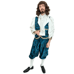 Medieval Blue Lord Mattew Men's Costume