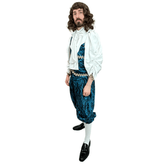 Medieval Blue Lord Mattew Men's Costume