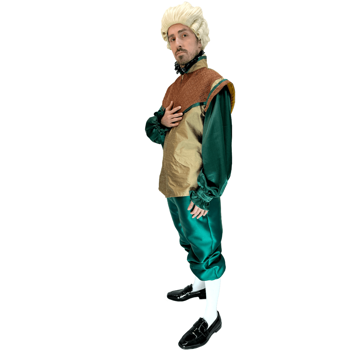 Medieval Emerald Green Prince Adult Costume