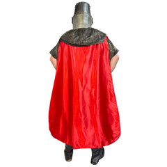 Medieval Red Warrior Men's Costume