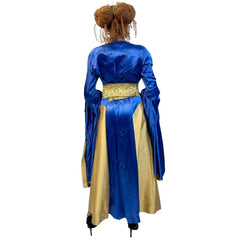 Medieval Royal Blue & Gold Queen Women's Costume