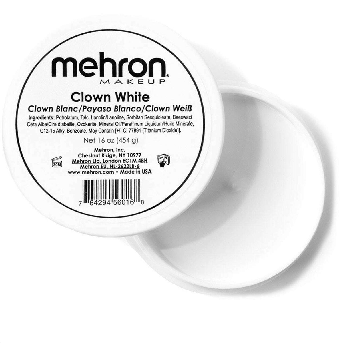 Mehron Clown White Performance Makeup