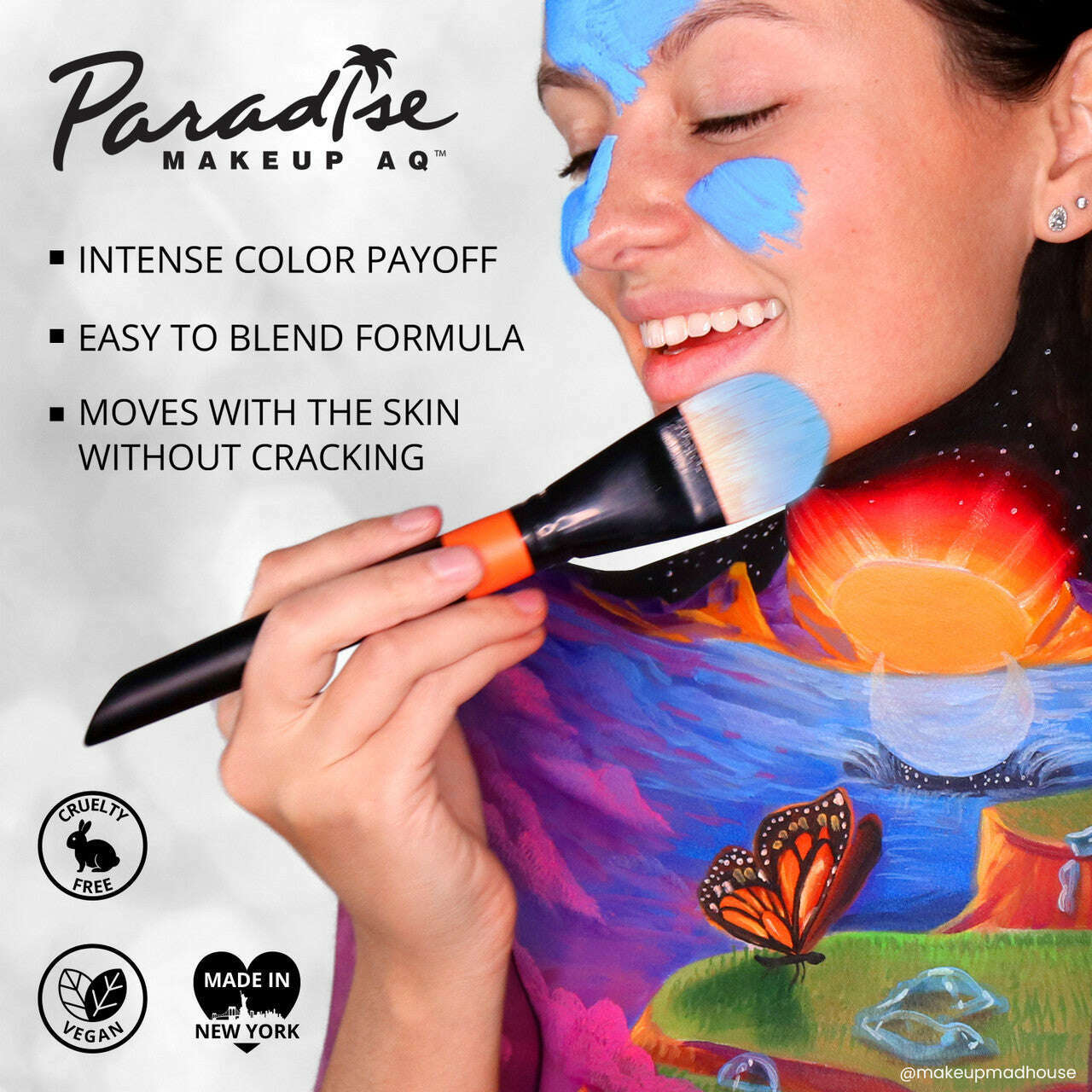 Mehron Paradise 8 Color Water Activated Palettes