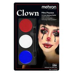 Mehron Tri-Color Cream Makeup Palettes