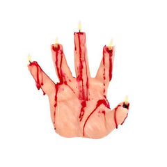 Melting Bleeding Hand Unscented Candle