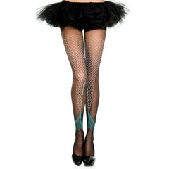 Mermaid Tail Print Sheer Pantyhose