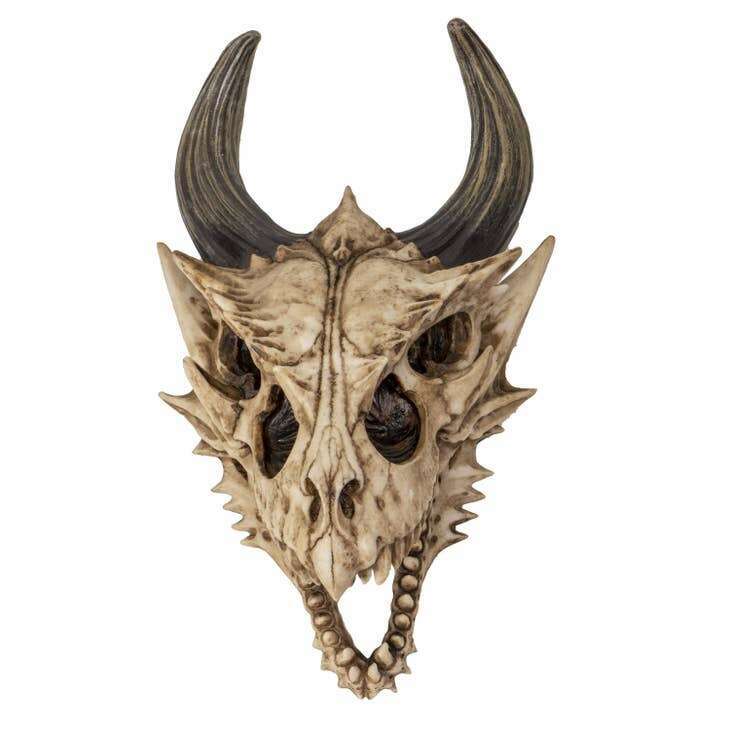 Mountable Cold Cast Resin Dragon Skull