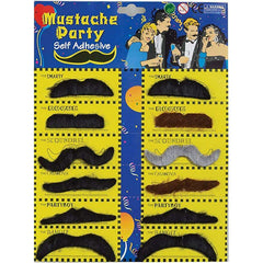 Moustache Party (12 Pack)