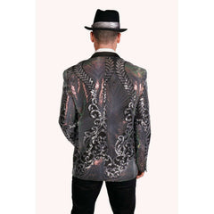 Multicolor Shift Sequin Rave Men's Blazer