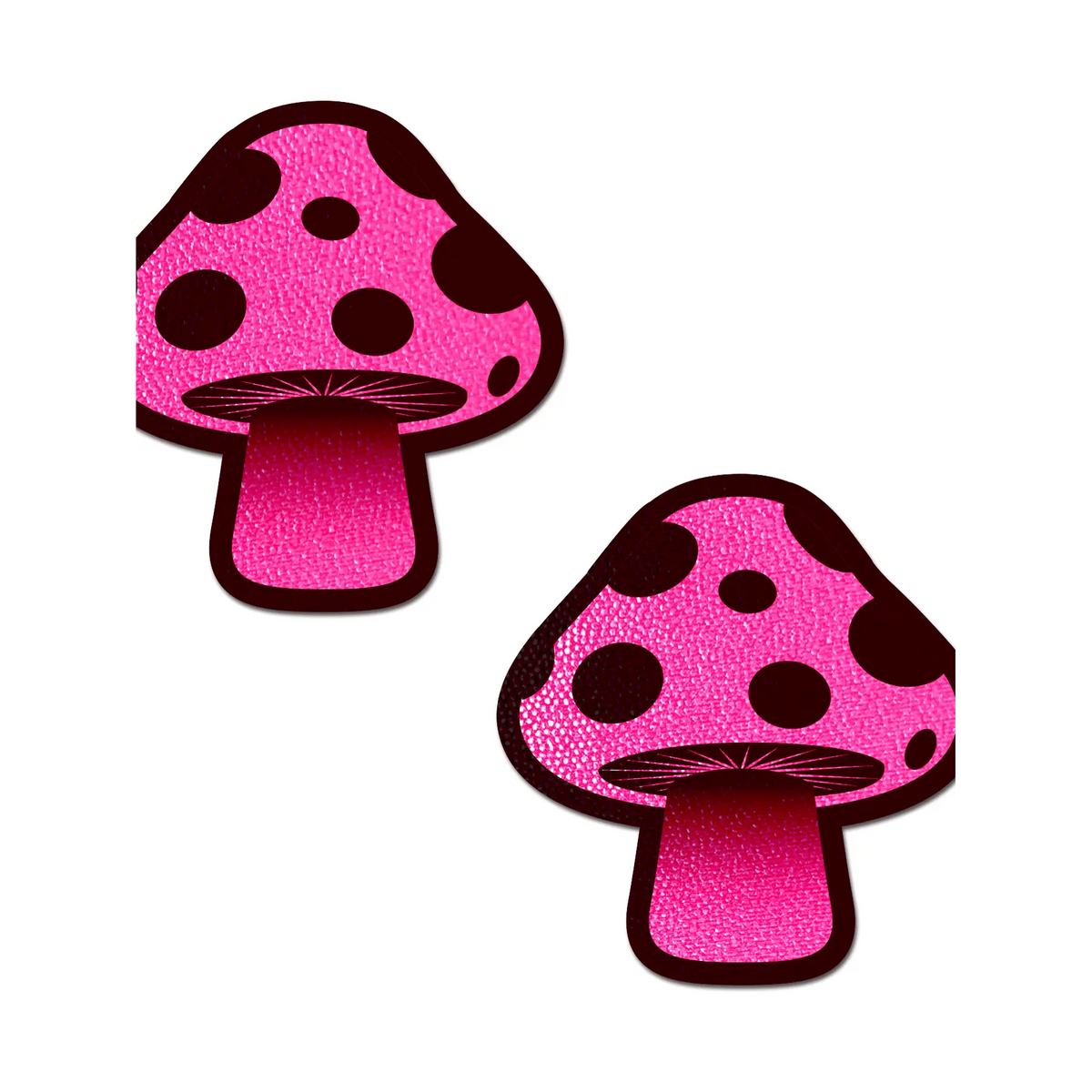 Mushroom: Neon Pink Shroom Nipple Pasties by Pastease