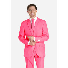 OppoSuits Neon Pink Power Three Piece Suit