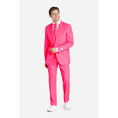 OppoSuits Neon Pink Power Three Piece Suit