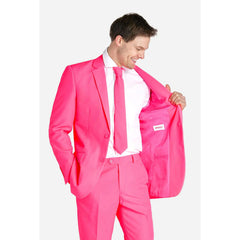 OppoSuits Neon Pink Power Three Piece Suit