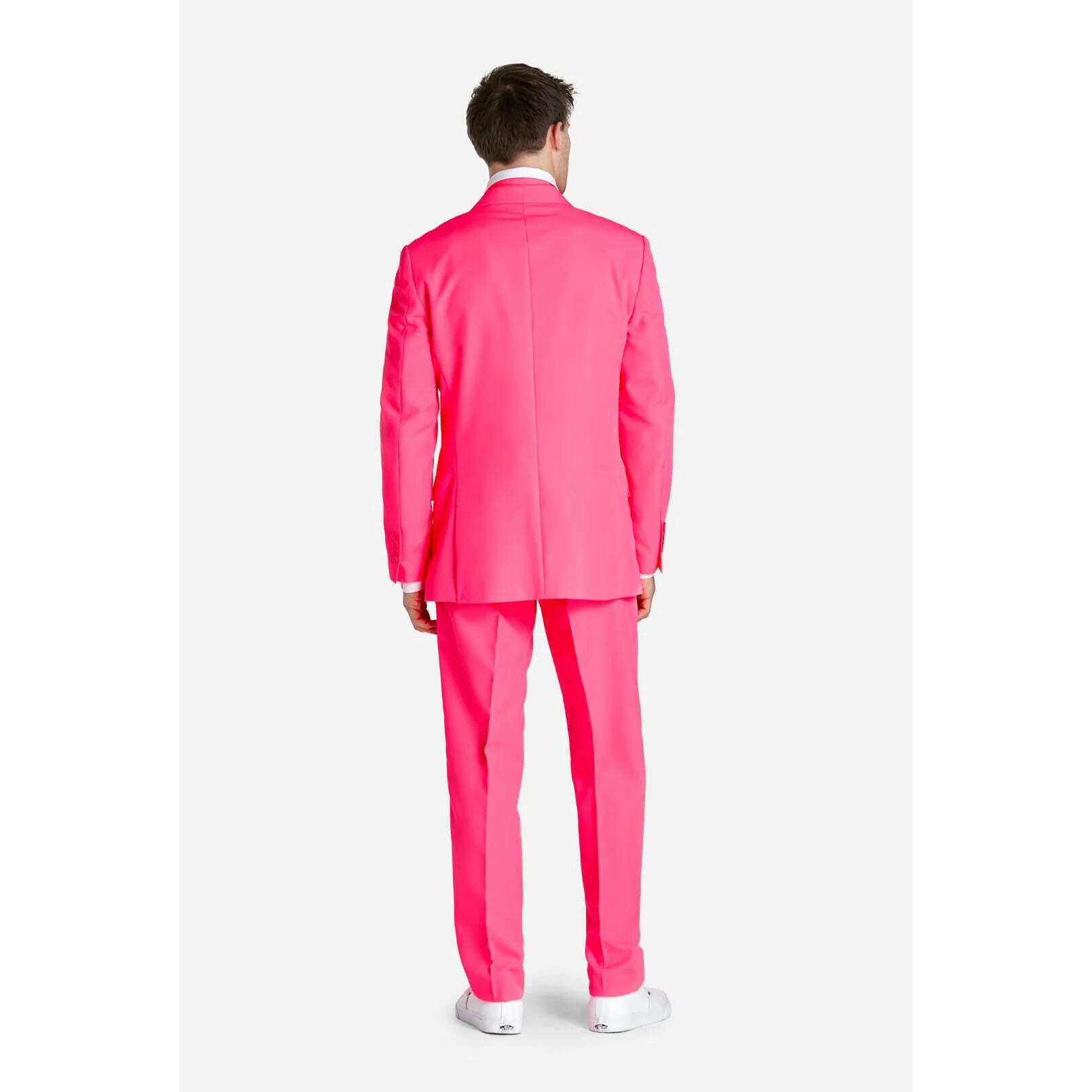 OppoSuits Neon Pink Power Three Piece Suit