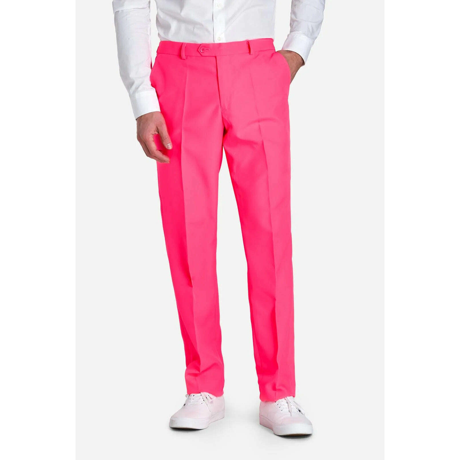 OppoSuits Neon Pink Power Three Piece Suit