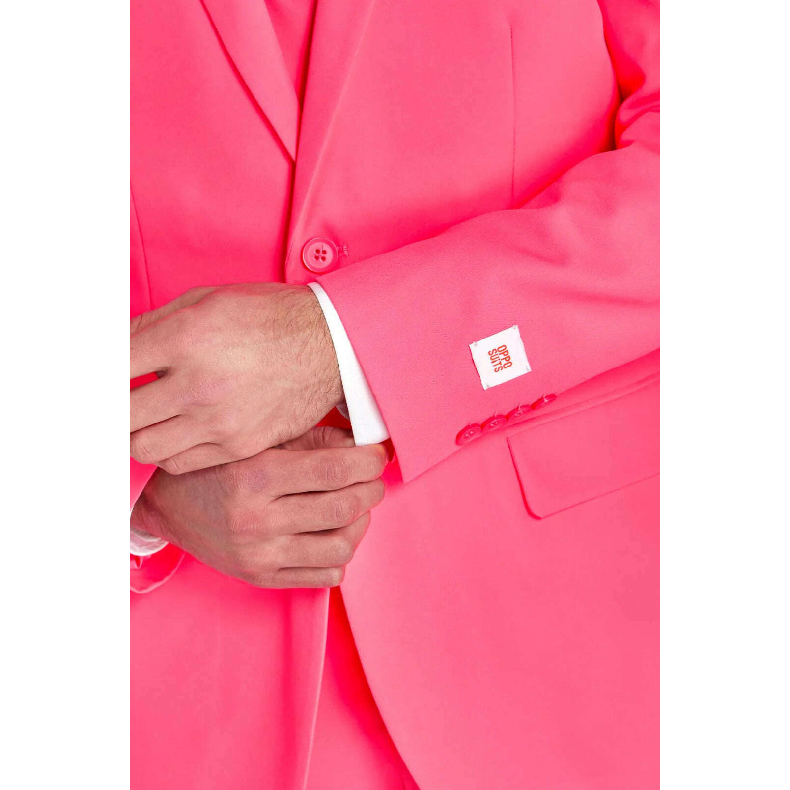 OppoSuits Neon Pink Power Three Piece Suit