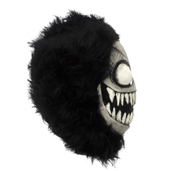 Nightmare Creature Latex Mask w/ Hair