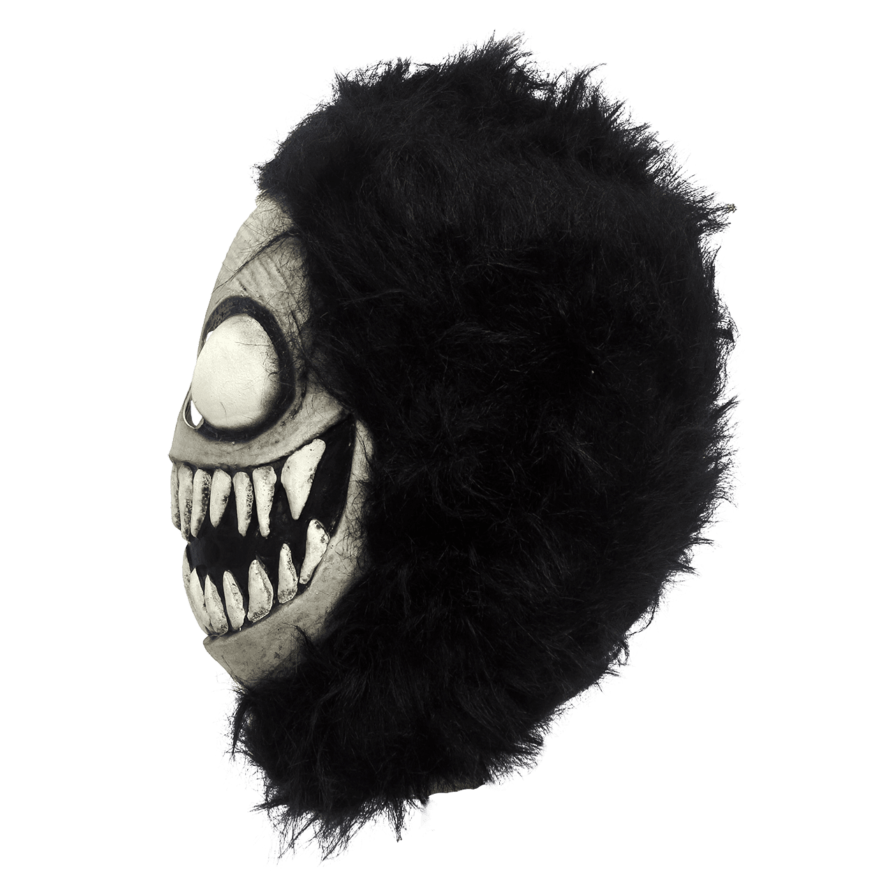 Nightmare Creature Latex Mask w/ Hair