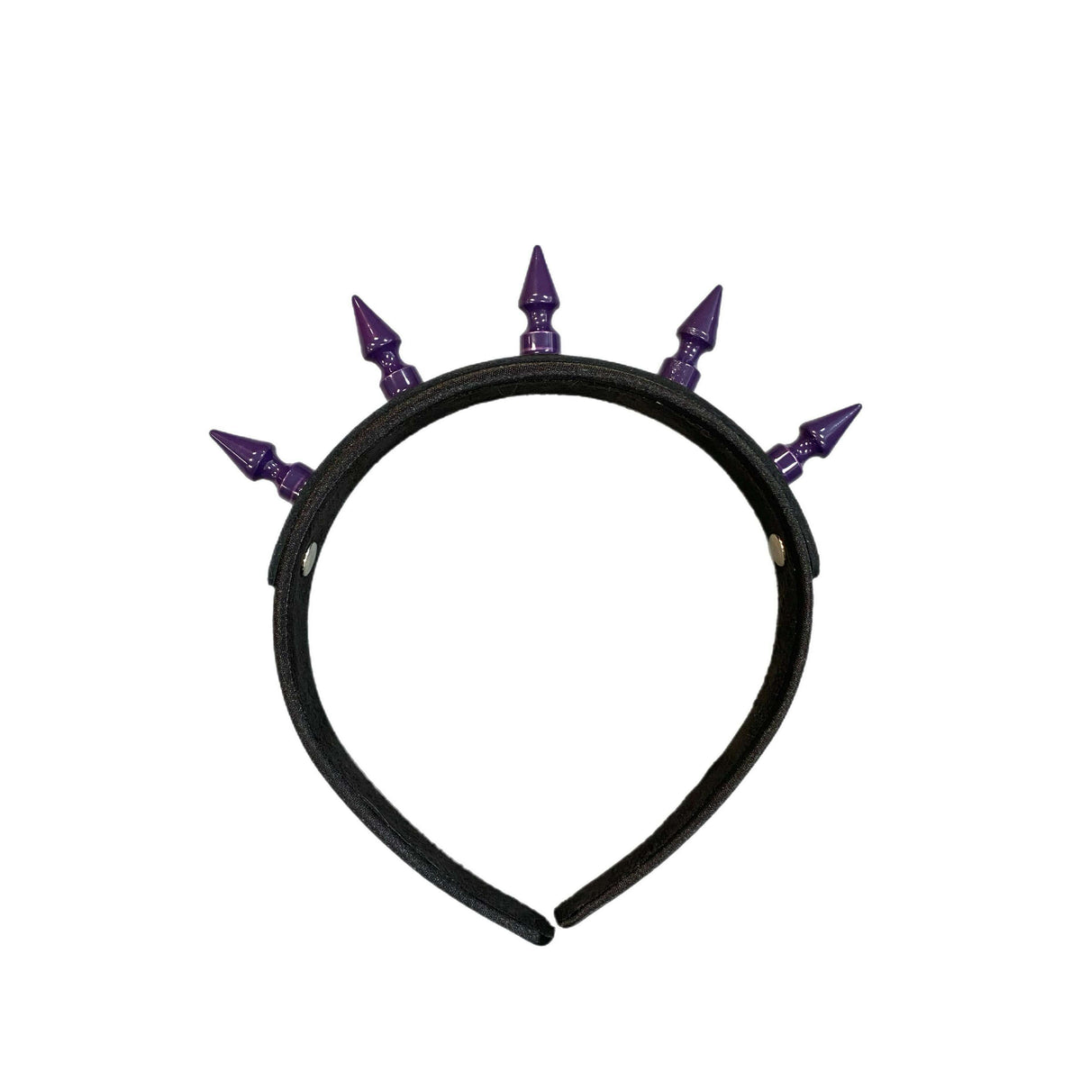 Nu Goth Spiked Leather Headband