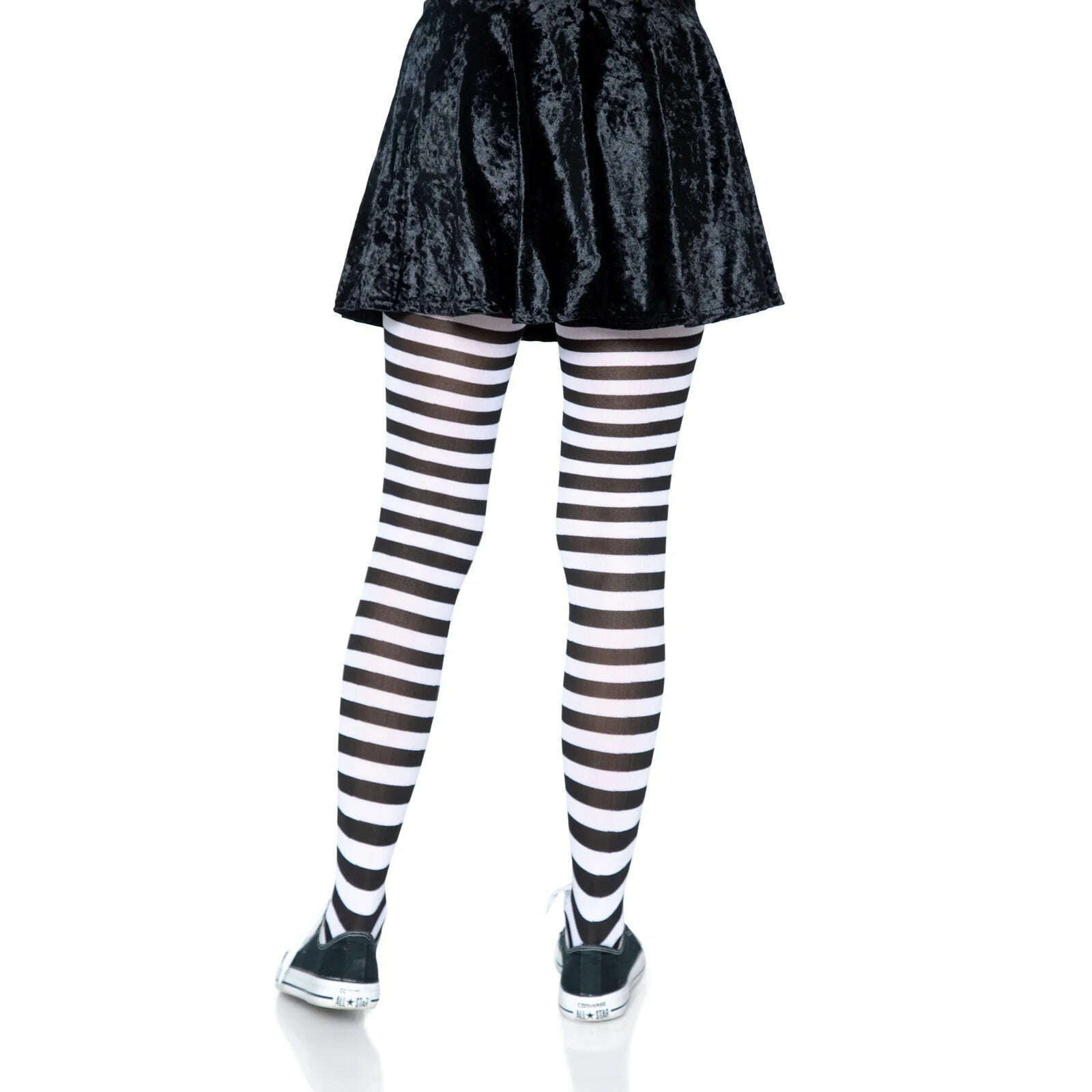 Nylon Striped Tights