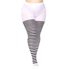 Nylon Striped Tights