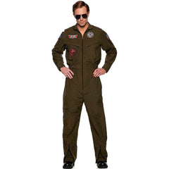 Officially Licensed U.S. Navy Top Gun Men's Adult Pilot Jumpsuit