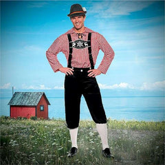 Oktoberfest Deluxe Lederhosen Men's Costume