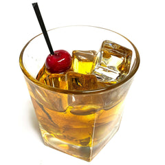 Old Fashioned Whiskey Fake Drink Static Prop