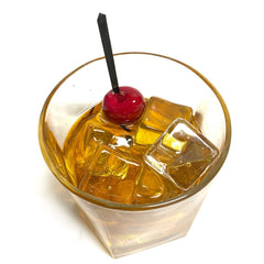 Old Fashioned Whiskey Fake Drink Static Prop