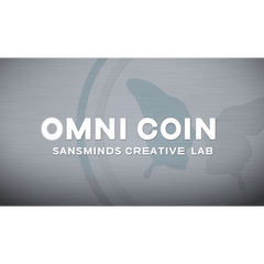 Omni Coin US version (DVD and 2 Gimmicks) by SansMinds Creative Lab