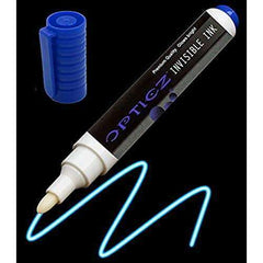 Opticz UV Blue Invisible Ink Large Tip Marker