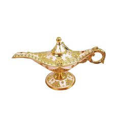 Ornate Red Jeweled Genie Lamp