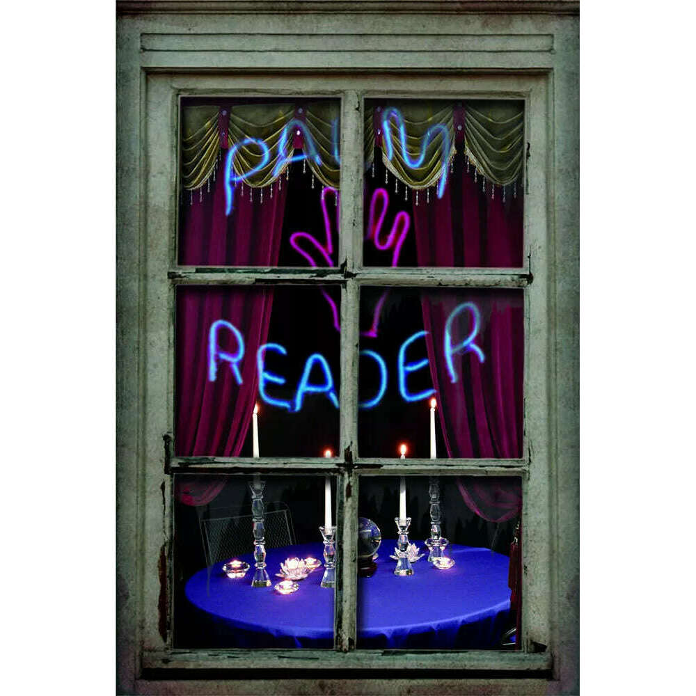 Palm Reader Fake Window Cover