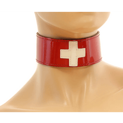 Patent Cross Collar Choker