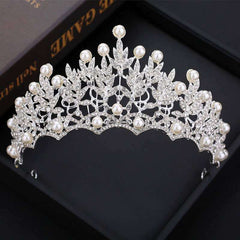 Pearl Silver Bridal Tiara