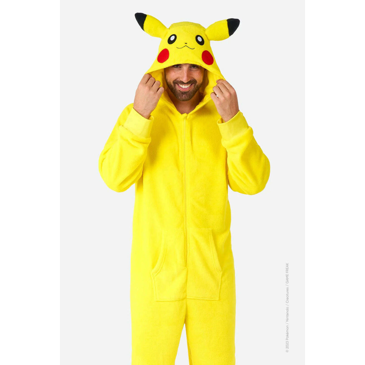 OppoSuits Pikachu Onesie Adult Costume