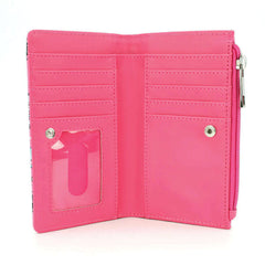 Pink Vinyl Alien Collage Wallet