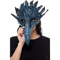 Plague Doctor Blue Devil Mask