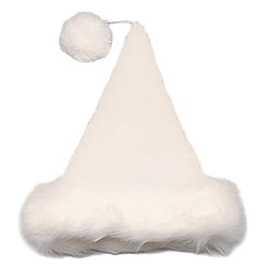 Plush Velvet Adult Santa Hat