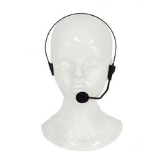 Pop Star Black Unisex Headset with Microphone Prop