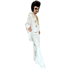 Premiere Two-Piece Rock and Roll Elvis Adult Costume