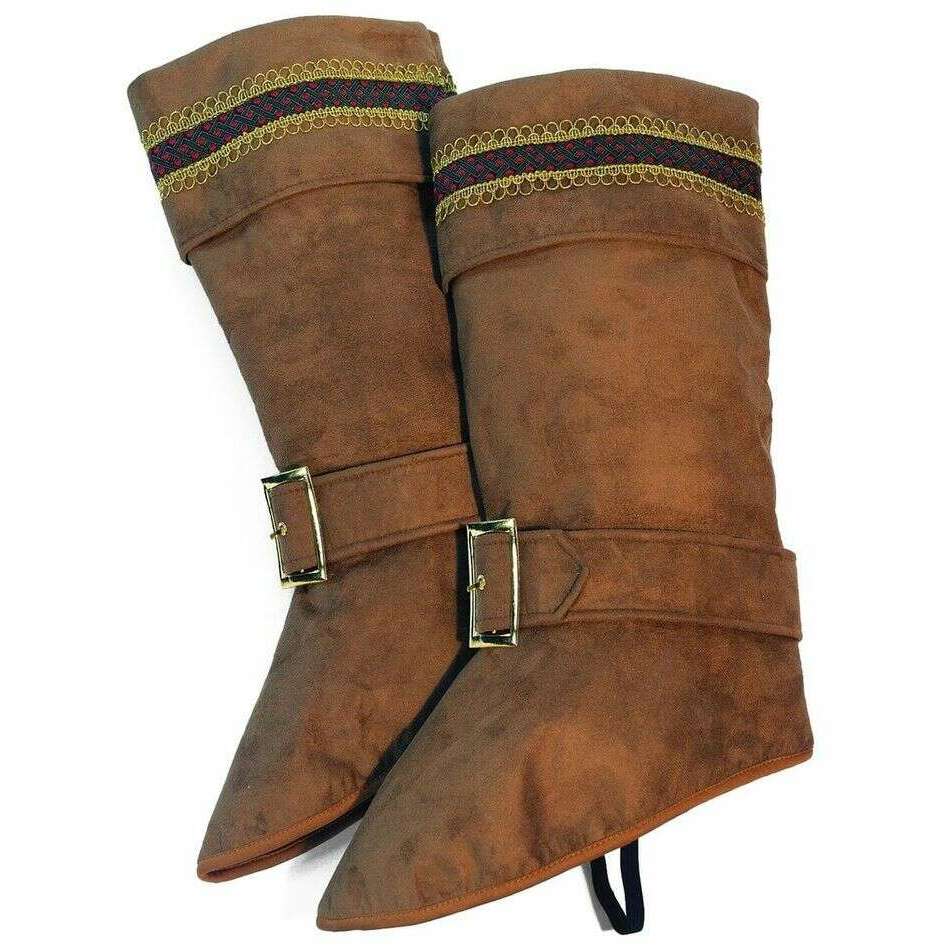 Premium Brown Santa Boot Tops