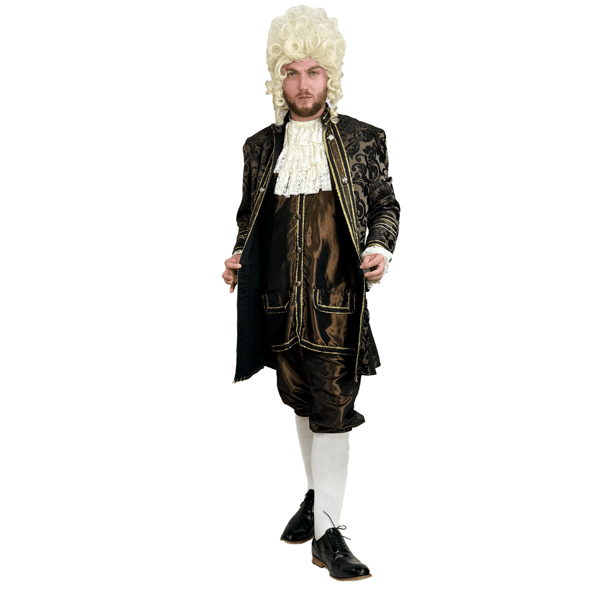 Premium Colonial Brown History Adult Costume