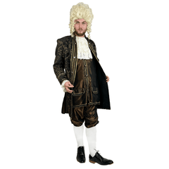 Premium Colonial Brown History Adult Costume