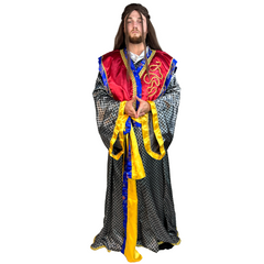 Premium Multicolor Samurai Sage Adult Costume