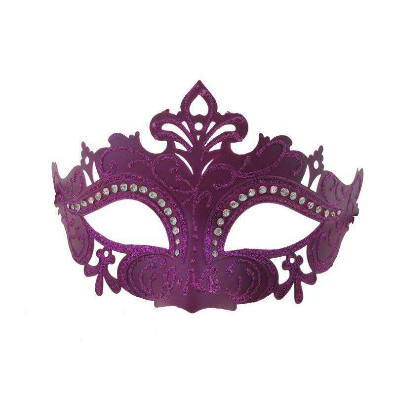 Priestess Diamond Venetian Mask