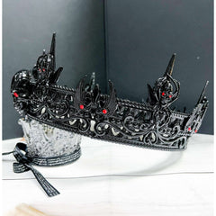 Prince Of Darkness Metal Skull Crown