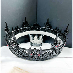 Prince Of Darkness Metal Skull Crown